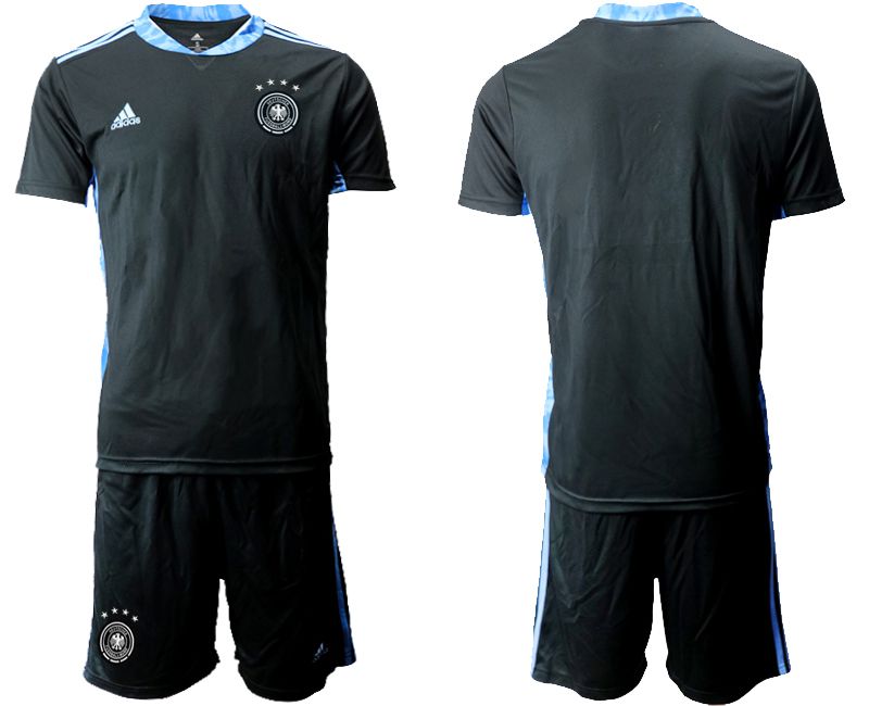 Men 2021 World Cup National Germany black goalkeeper Soccer Jerseys